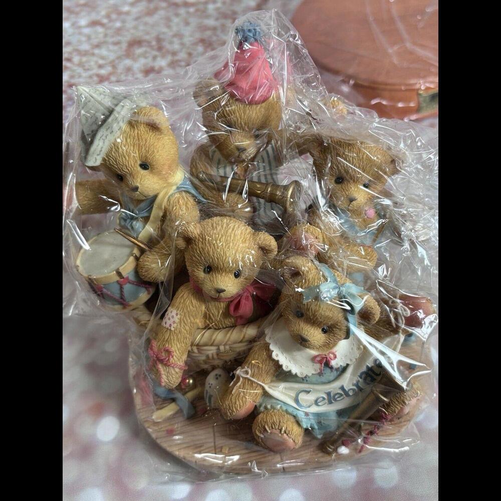 Cherished Teddies 5 Year Anniversary Strike‎ Up The Band 1996 Enesco 205354 A*